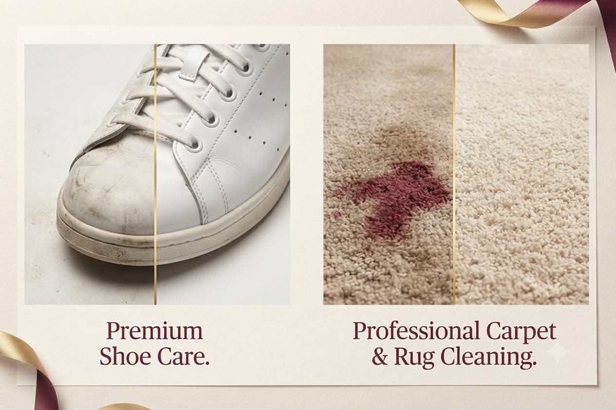 Premium shoe, carpet and rug care